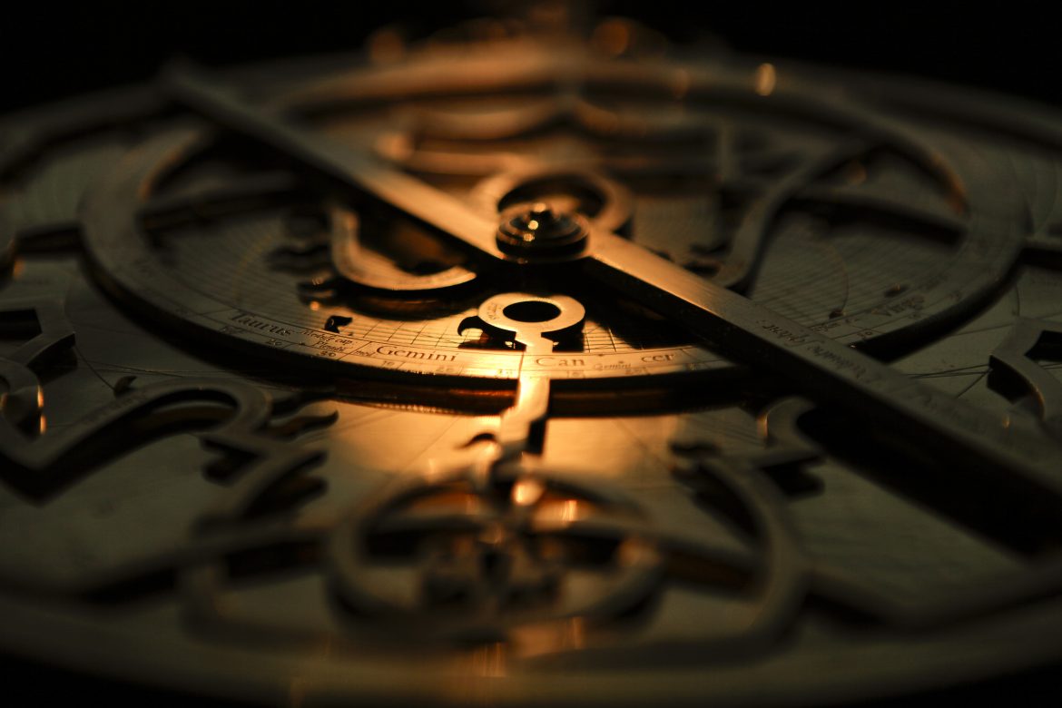 Photo of part of a "mercator astrolabe" an old astronomical instrument